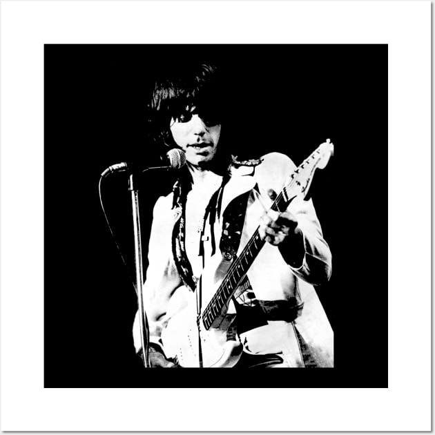 Jeff Beck // Vintage Style Wall Art by Aqumoet